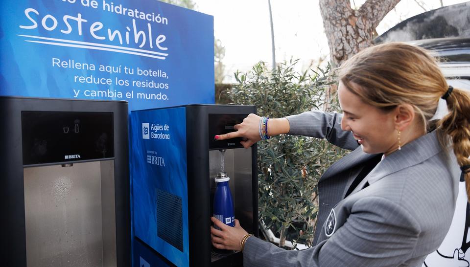 Fuentes de agua en el Trofeo Conde de Godó