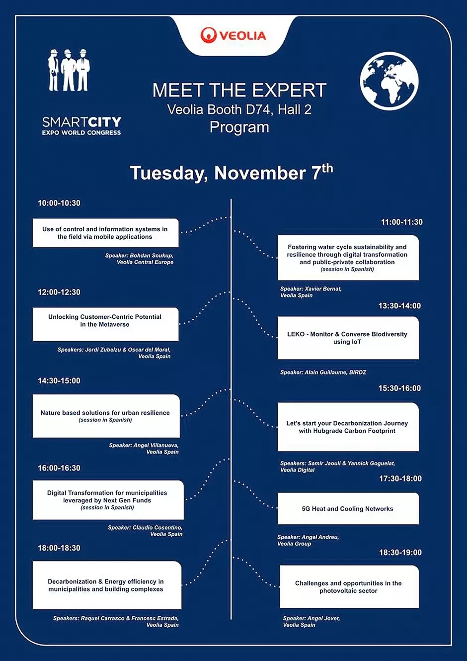 SCEWC Veolia agenda Tuesday