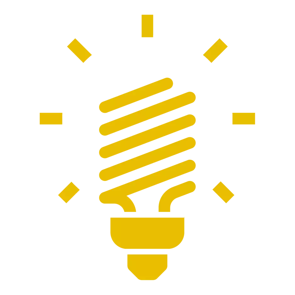 Dark yellow electricity consumption