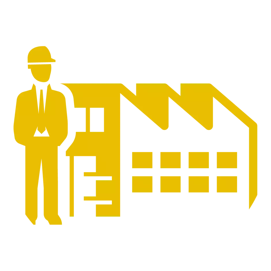 Dark yellow industry client