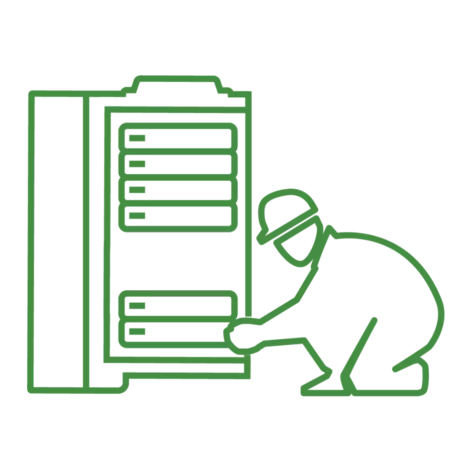Icon forest green Wee Computer
