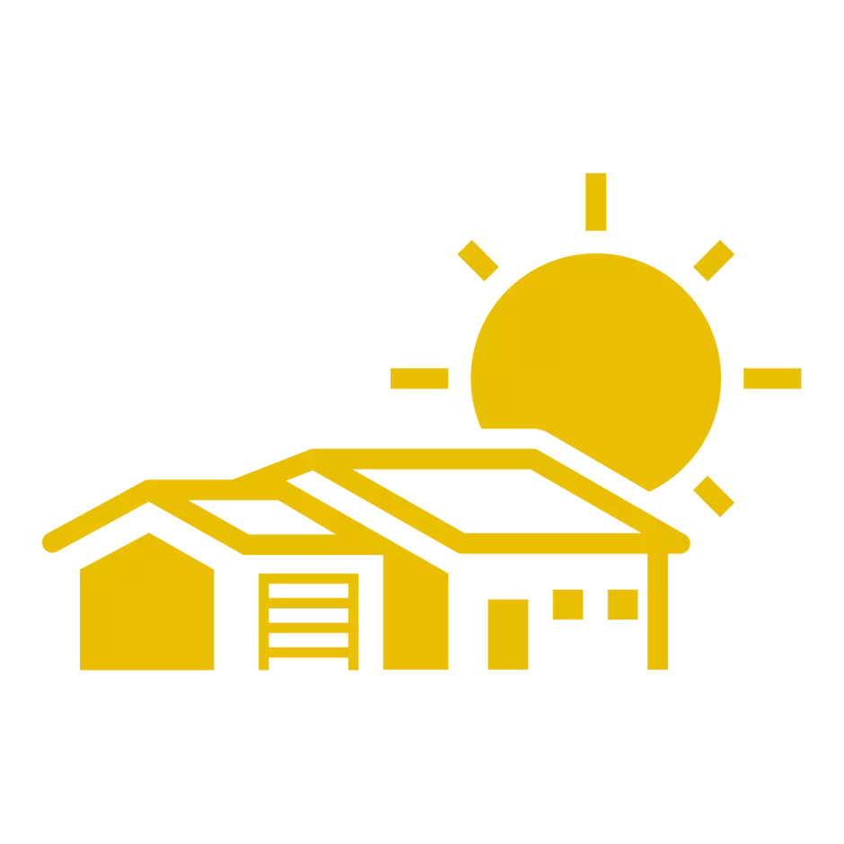 Dark yellow sunshine