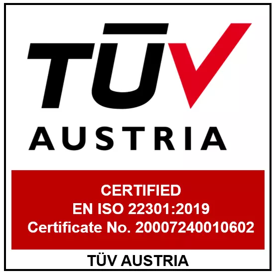 Certificado TUV AUSTRIA 1