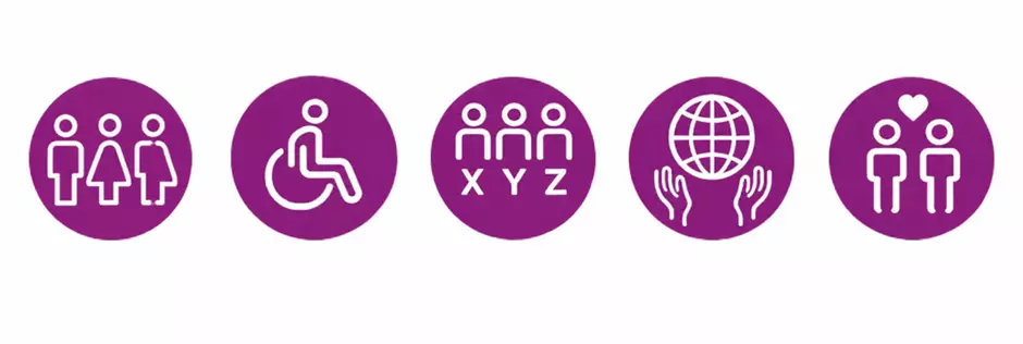 Iconos Diversidad e Inclusión