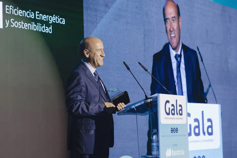 Premios eficiencia energética recogida de premio